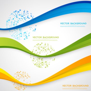 Vector abstract background design. clipart