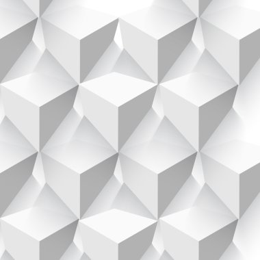 gri küpleri soyut geometrik şekil vektör.