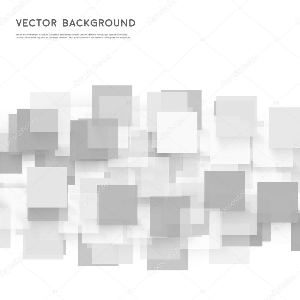 Vector background abstract squares.