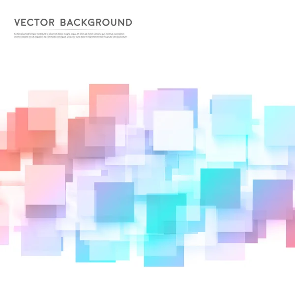 Vector achtergrond abstracte pleinen. — Stockvector