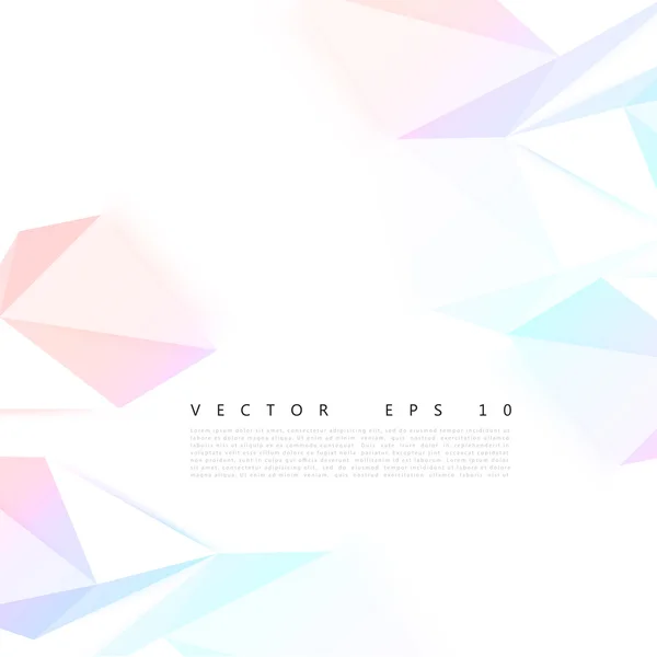 Vector fondo abstracto polígono triángulo . — Vector de stock