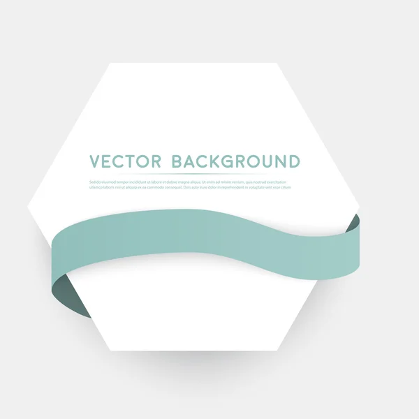 Vector color ribbons isolated on white background — Stock Vector