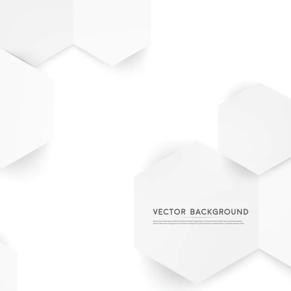 Vector abstract color 3d hexagonal. — Stock Vector