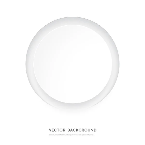 Vector Paper circle banner. — Stock Vector