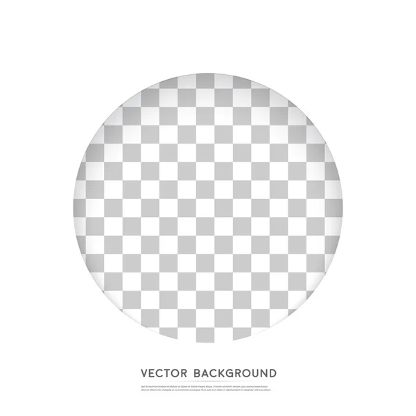 Vector papper cirkeln banner. — Stock vektor