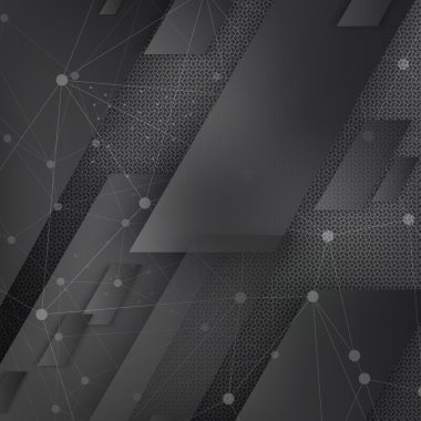 Kırmızı vektör soyut geometrik şekilden 