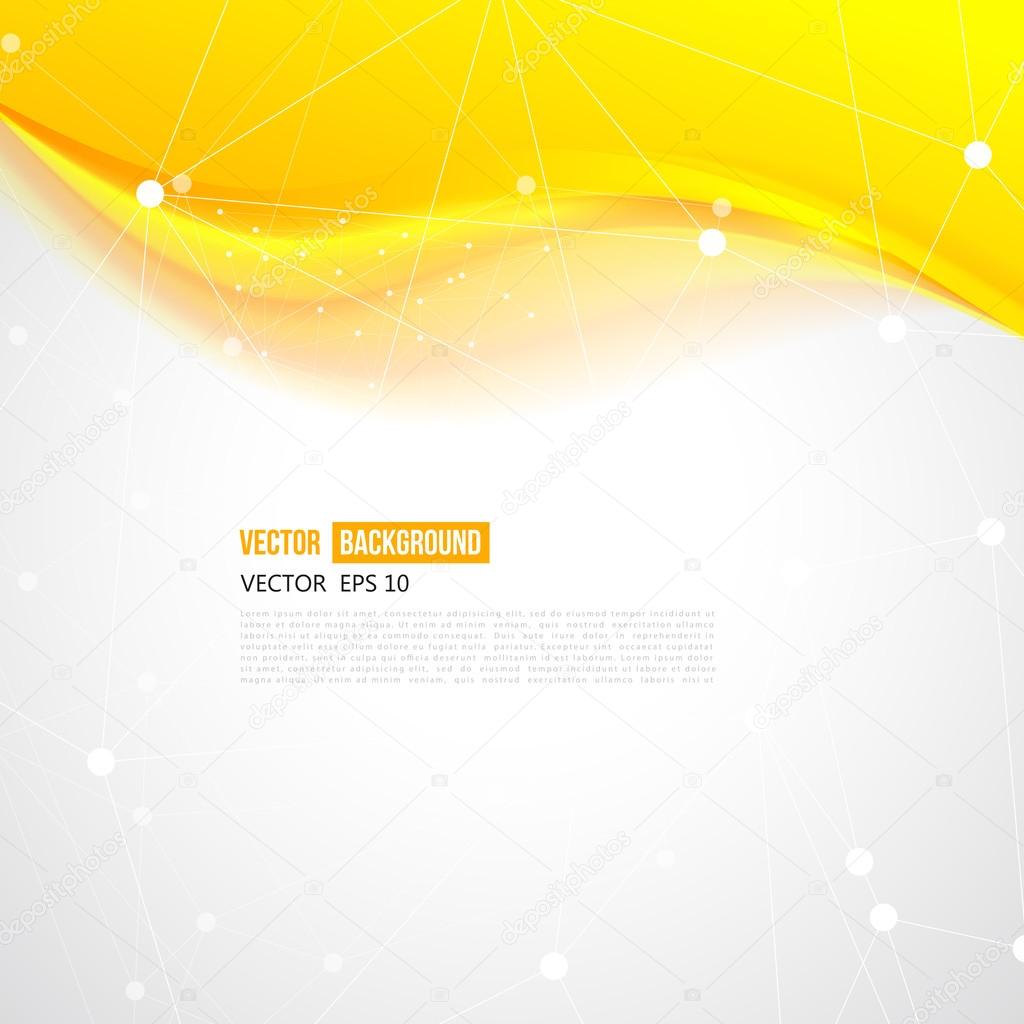 Yellow abstract background Vector Art Stock Images | Depositphotos