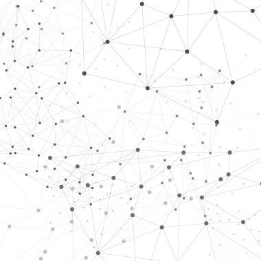 Vector network background abstract polygon triangle. 