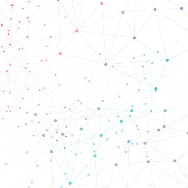 Vector network background abstract polygon triangle. 