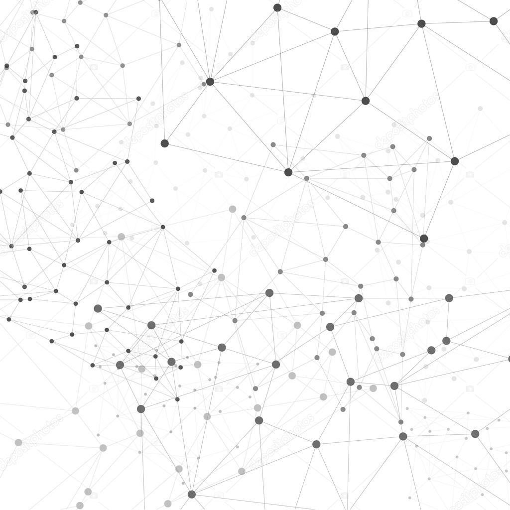 Vector network background abstract polygon triangle. 