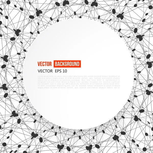 Vektorové sociální sítě — Stockový vektor