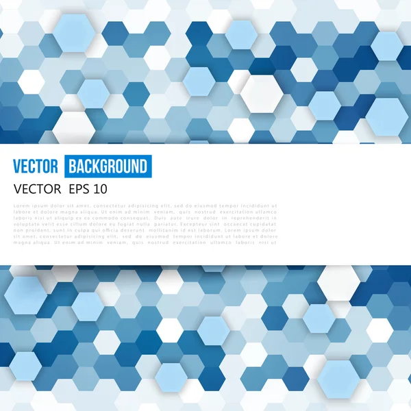 Absztrakt vektor színes 3d hatszögletű. — Stock Vector