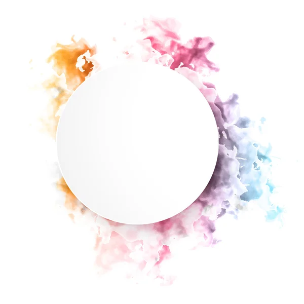 Nube de color vectorial . — Vector de stock