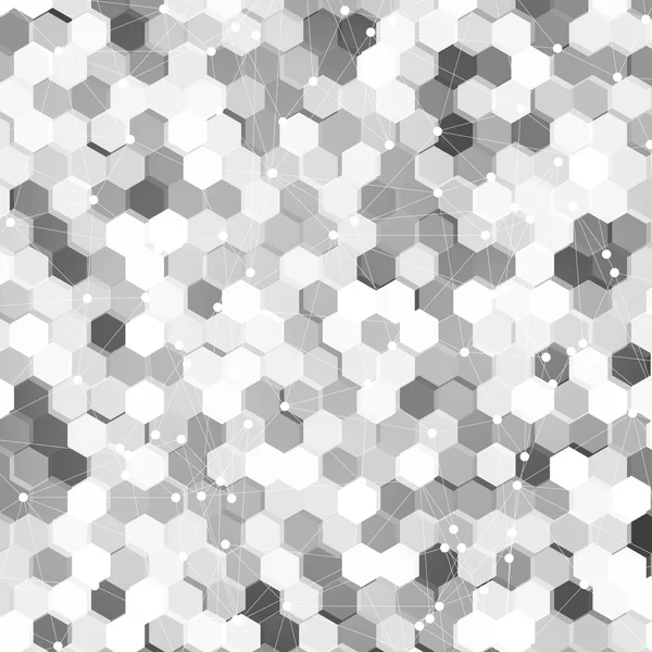 Vector abstracto 3d hexagonal . — Archivo Imágenes Vectoriales