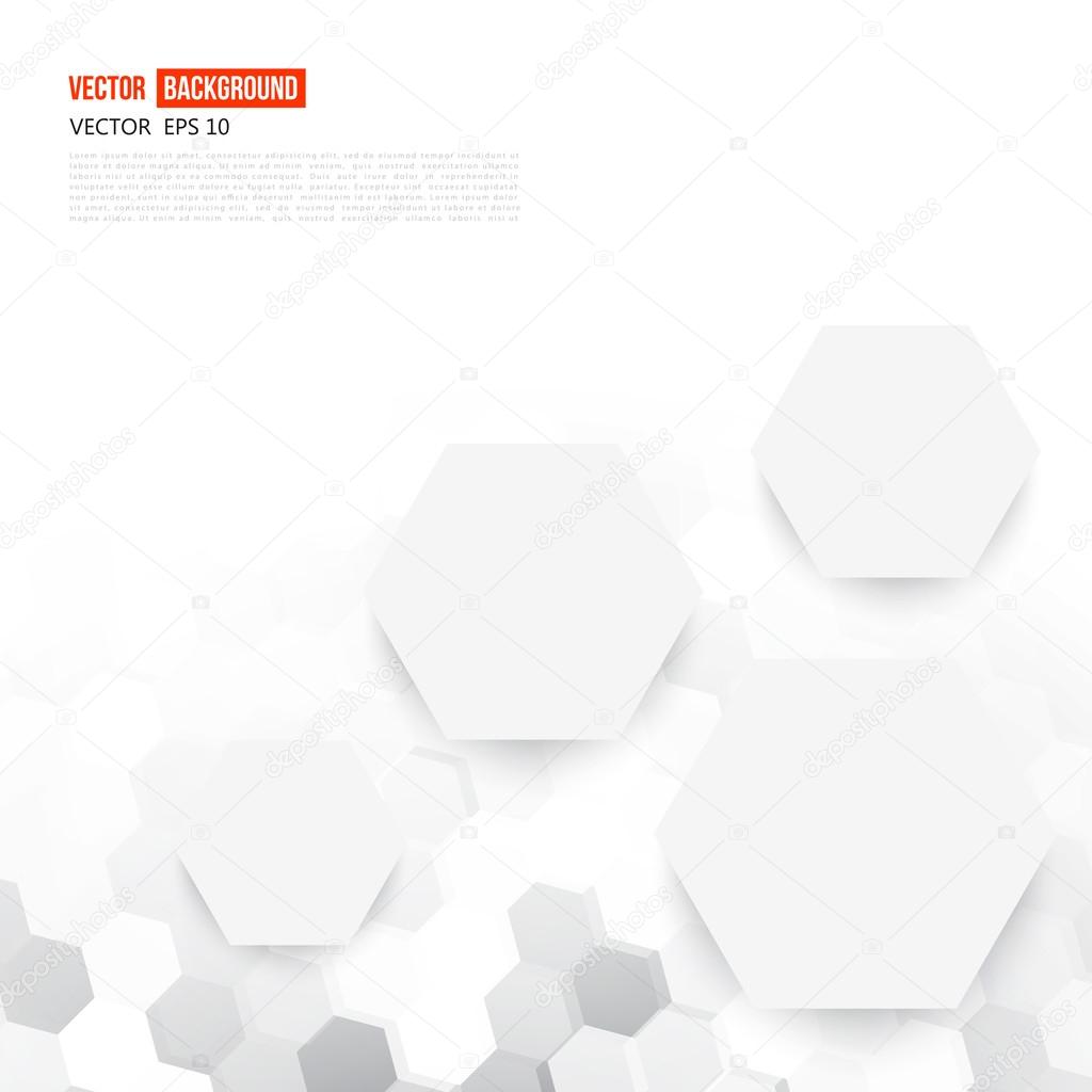 Vector abstract 3d hexagonal. 