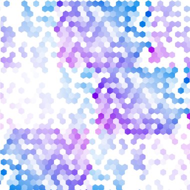 Soyut 3d altıgen vektör. 