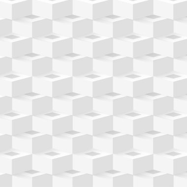 Vektör soyut geometrik şekil küpleri. 