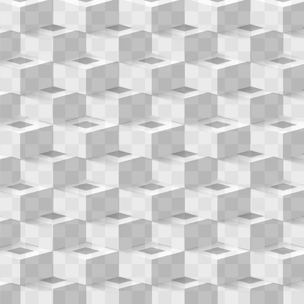 Vector Forme géométrique abstraite à partir de cubes . — Image vectorielle