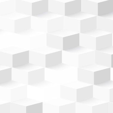 Vektör soyut geometrik şekil küpleri. 