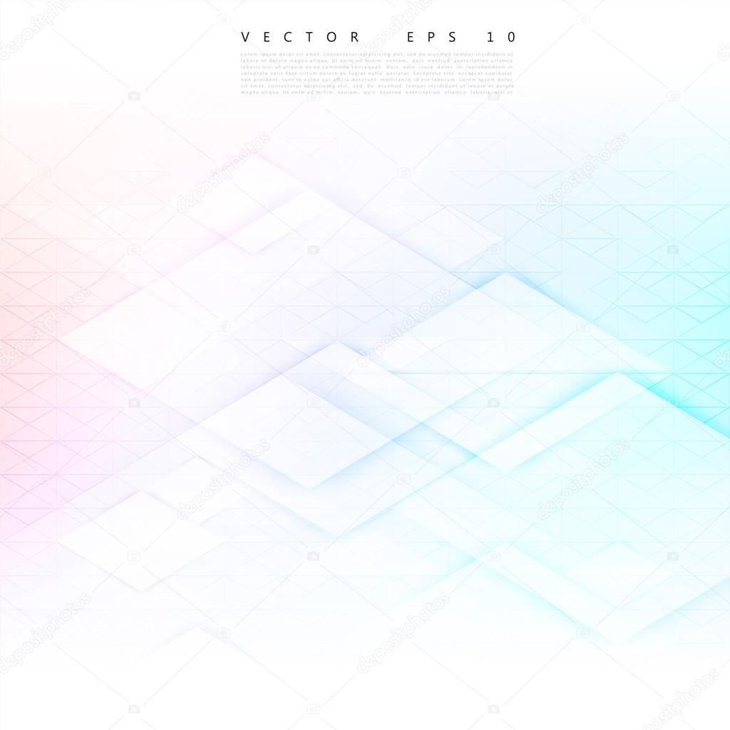 Vector Abstract geometric shape from triangles. 