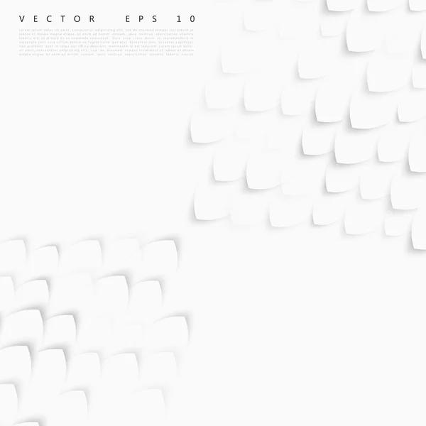 Vector peixe branco, escamas. Contexto abstrato — Vetor de Stock