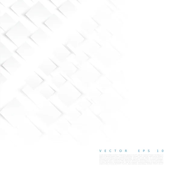 Vector cuadrados blancos. Fondo abstracto — Archivo Imágenes Vectoriales