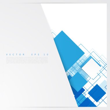 Vektör mavi kareler. Arka plan.