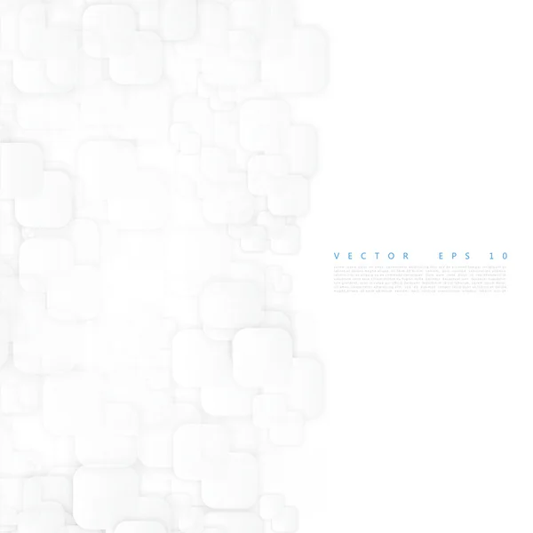 ベクトル白い正方形。抽象的な背景 — ストックベクタ