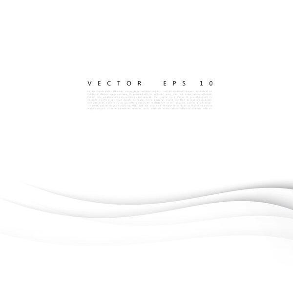 Векторное белое волнистое знамя
.