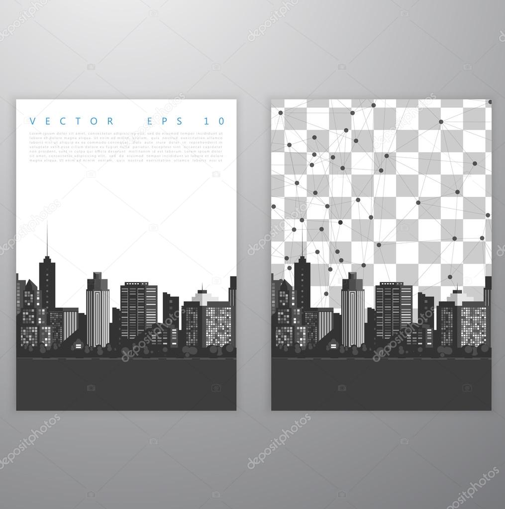 Vector modern city.