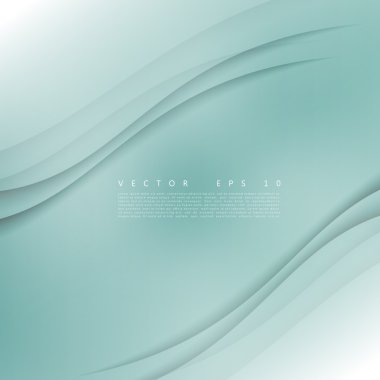 Vector white of wavy banner. clipart