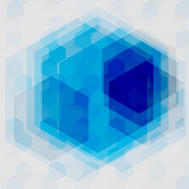 gri küpleri soyut geometrik şekil vektör.