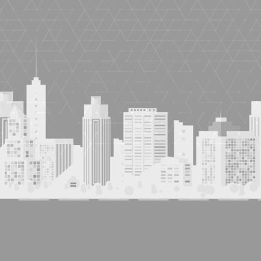 Vektör modern şehir.