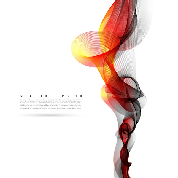 Vector abstracto humo fondo . — Vector de stock