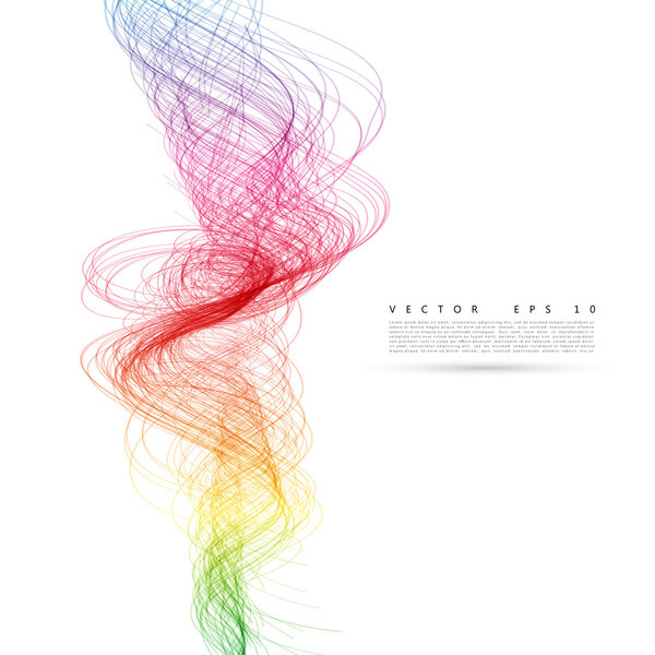 Vector abstract smoke background.