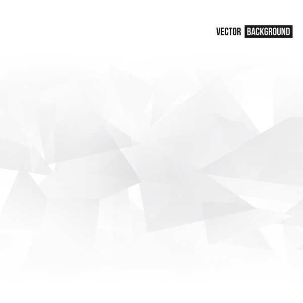 Vector Abstract geometric shape from gray triangle