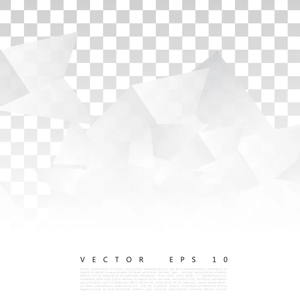 Vector Forma geométrica abstracta del triángulo gris — Vector de stock
