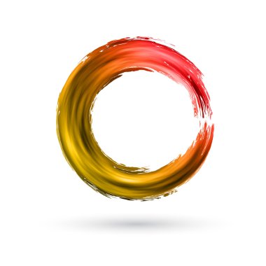 Parlak yuvarlak sıçrama