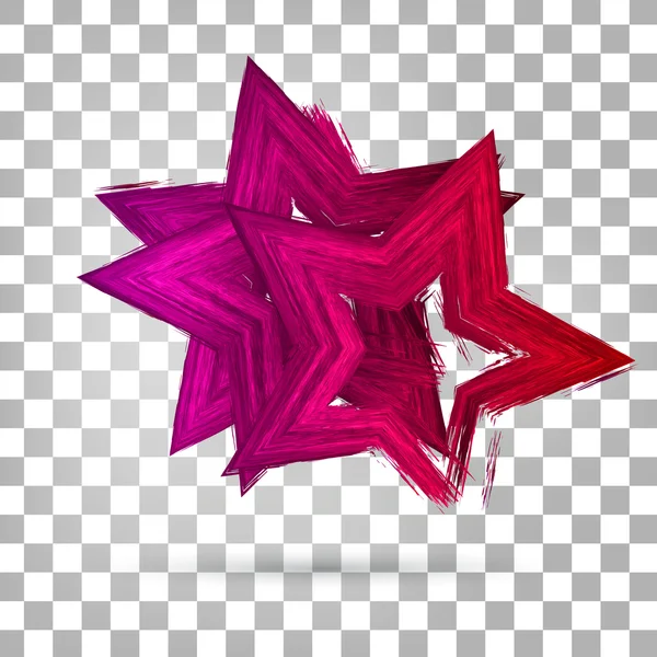 Design de estrelas coloridas — Vetor de Stock