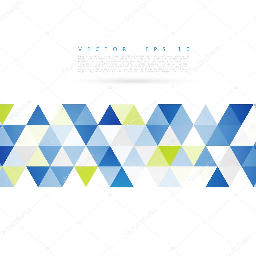 Abstract triangle  background