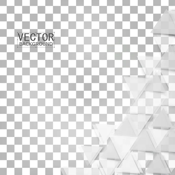 Gris formas triangulares — Vector de stock