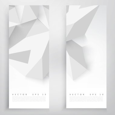 Abstract polygon triangles.