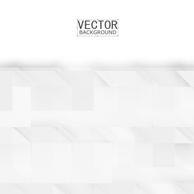 Gri küpleri ile geometrik şekil.