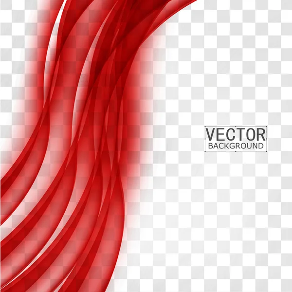Кривая красного фона . — стоковый вектор