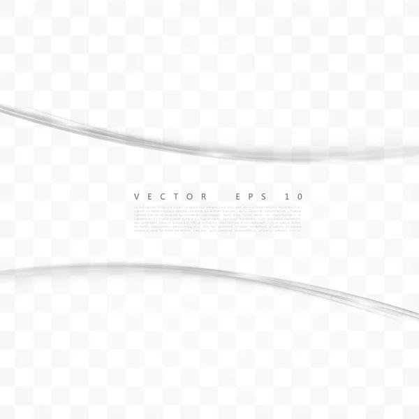 White of wavy banner. — Stockvector