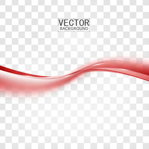 Red background curve. — Stock Vector