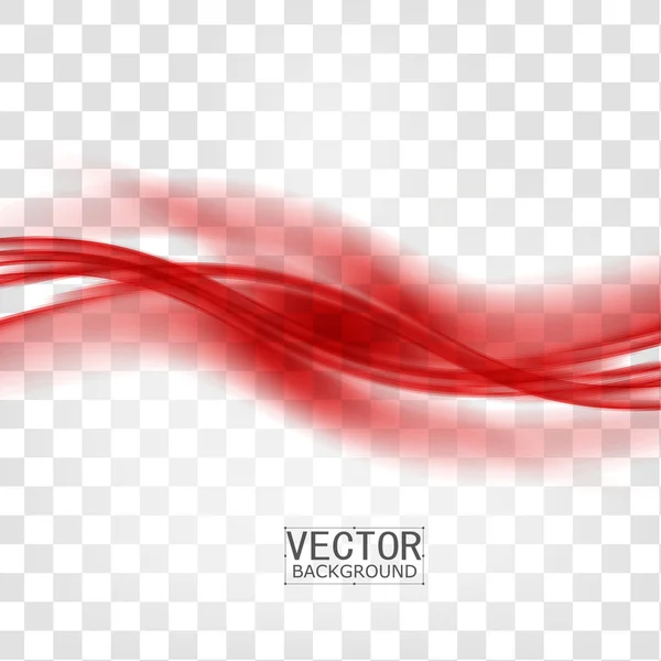 Courbe de fond rouge . — Image vectorielle