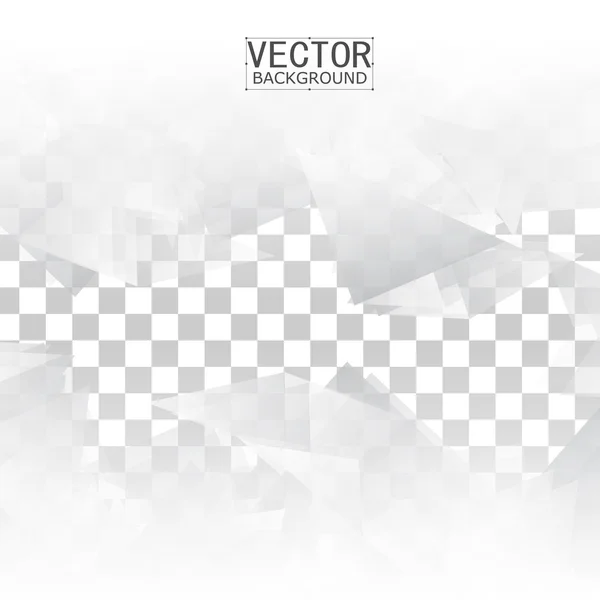 Forma geométrica abstracta del triángulo gris . — Vector de stock