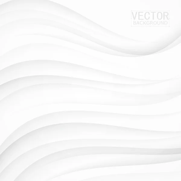 Courbe de fond blanche — Image vectorielle
