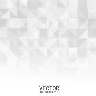 Vector Abstract geometric shape from gray. clipart